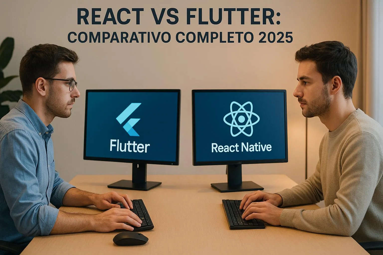 React vs Flutter: Comparativo Completo 2025